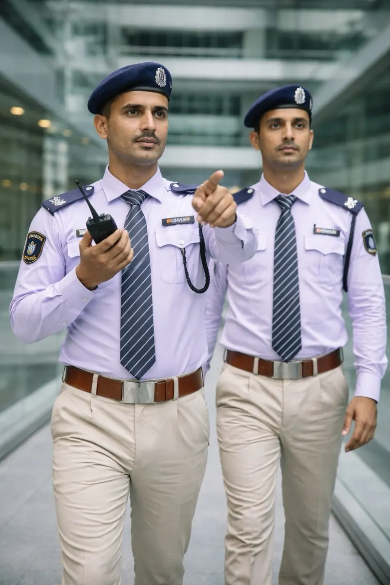 Guards on patrol
