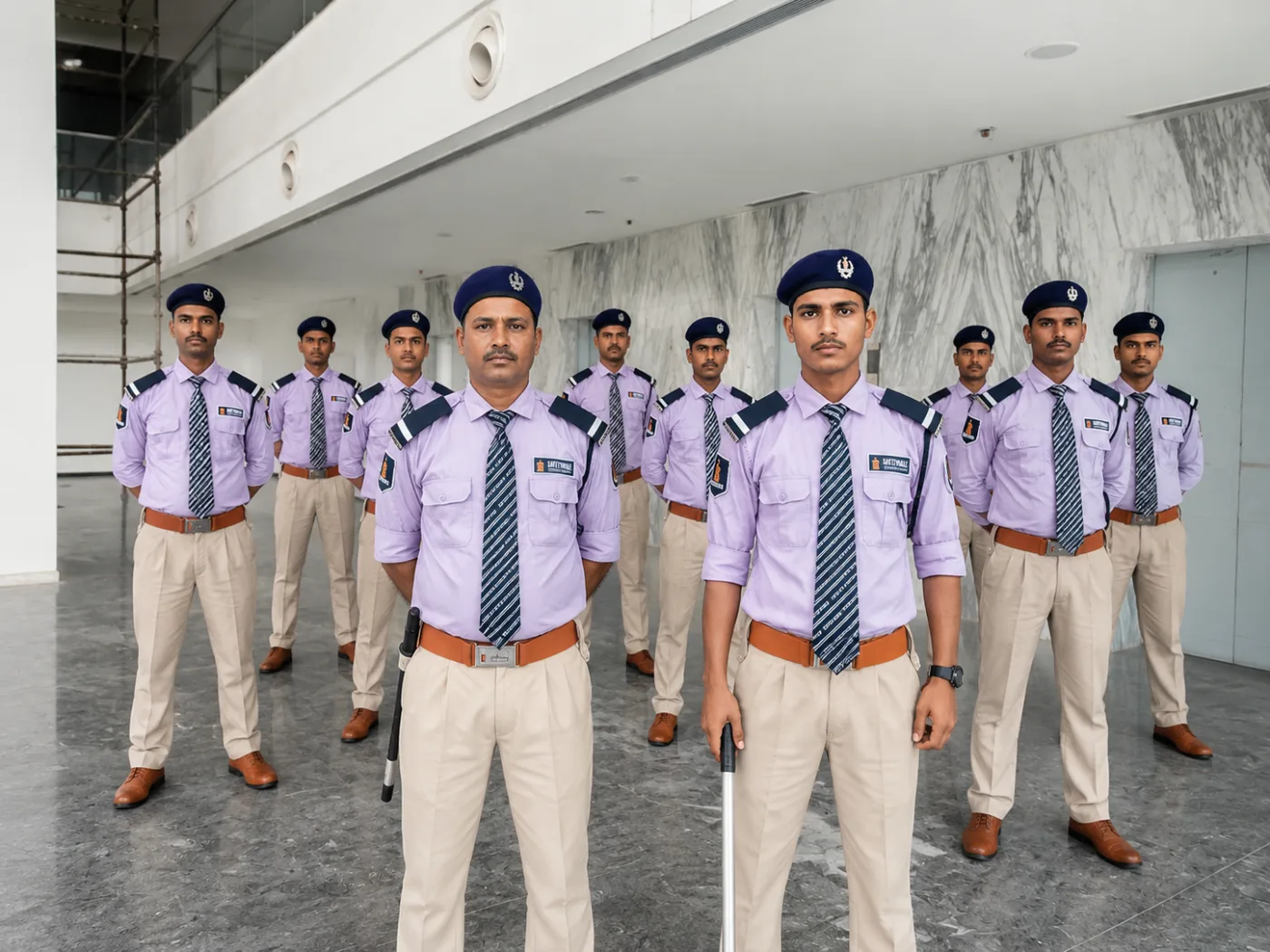 The SafetyWall security team in Hyderabad