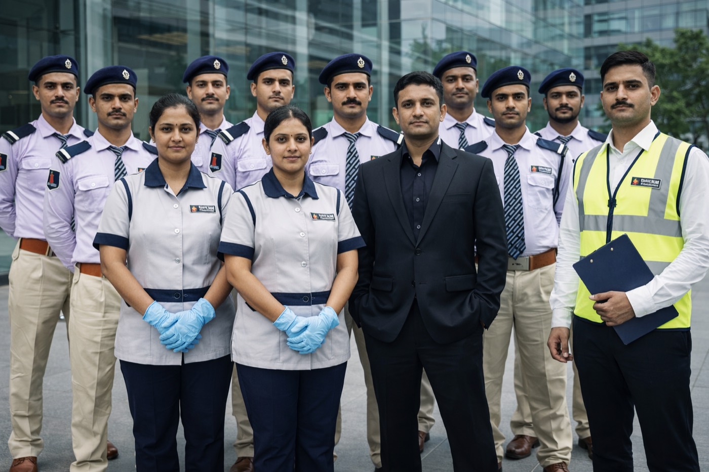 The SafetyWall team in Hyderabad